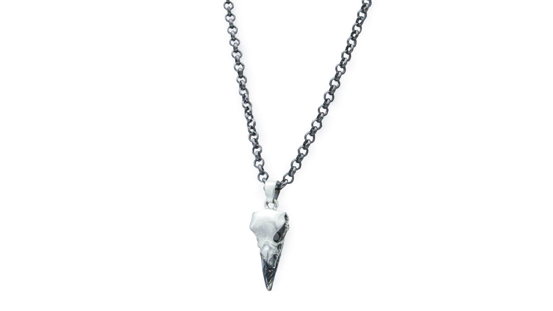 Raven Skull Goth Necklace Necklaces Oh, Heart!