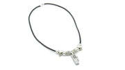 Coffin and Skulls Leather Necklace Necklaces Oh, Heart!
