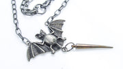 Bat Spiked Necklace Necklaces Oh, Heart!