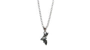 Dainty Black Bat Necklace Necklaces Oh, Heart!