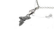 Dainty Black Bat Necklace Necklaces Oh, Heart!