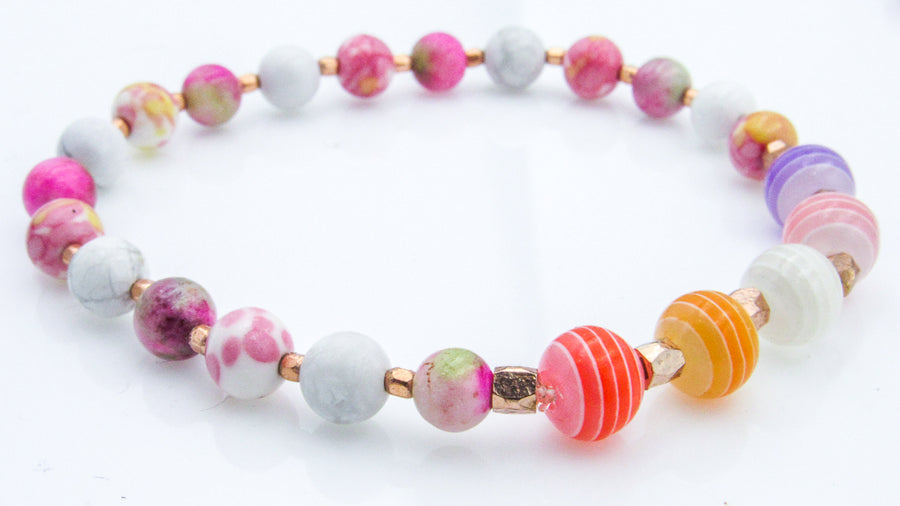 Lesbian Pride Funny Stackable Bracelet Set - "It Gets Wetter" Bracelets Oh, Heart!