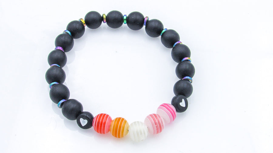 Pride Flag Stretch Bracelets Bracelets Oh, Heart!