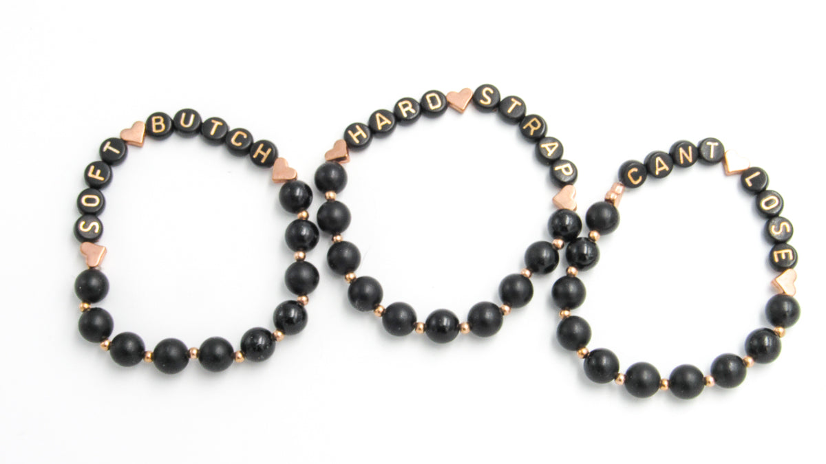 Soft Butch Pride Stackable Bracelet Set Bracelets Oh, Heart!