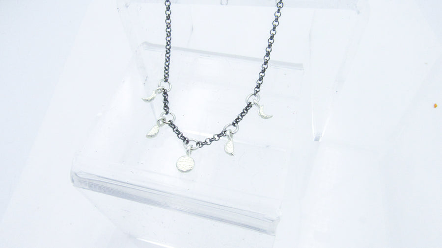 Moon Phase Charms Necklace Necklaces Oh, Heart!