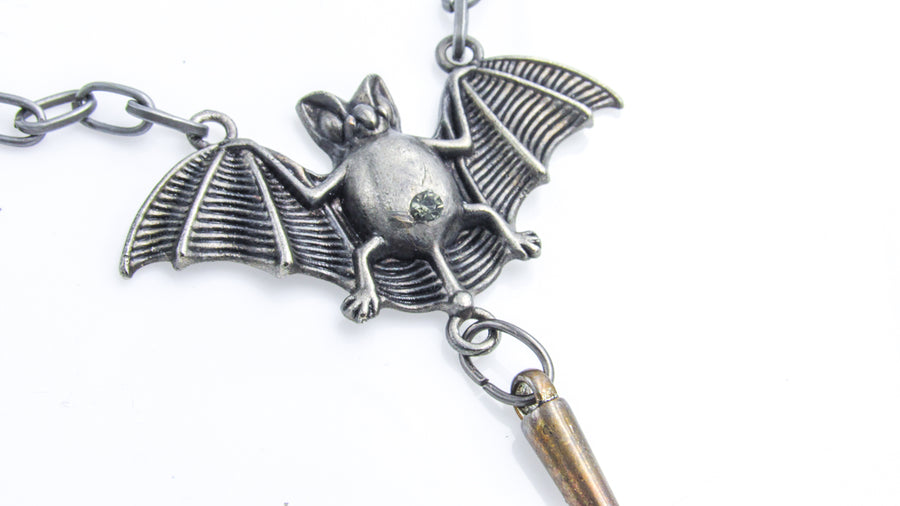 Bat Spiked Necklace Necklaces Oh, Heart!