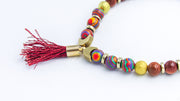 Red and Gold Tassel Stretch Bracelet Bracelets Oh, Heart!
