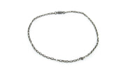 Mixed Metal Round Box Chain Necklace Necklaces Oh, Heart!