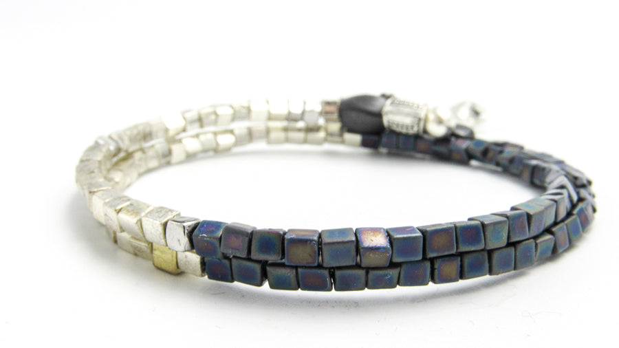 Hand-Holding Memory Wire Bracelet Bracelets Oh, Heart!