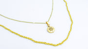 Compass Charm Double Strand Necklace Set Necklaces Oh, Heart!