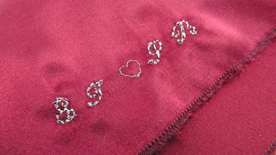 Red Silky Bandana Scarves Oh, Heart!