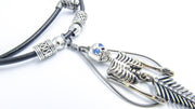 Mermaid Skeleton Leather Necklace Necklaces Oh, Heart!
