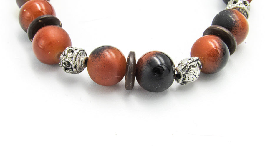 Skull & Crossbones Stretch Bracelet Bracelets Oh, Heart!