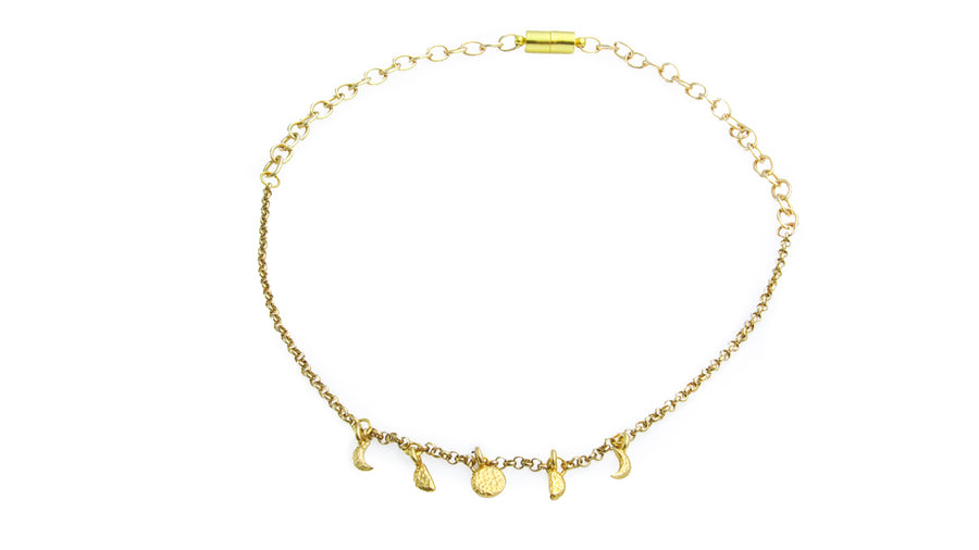 Moon Phase Charms Necklace Necklaces Oh, Heart!