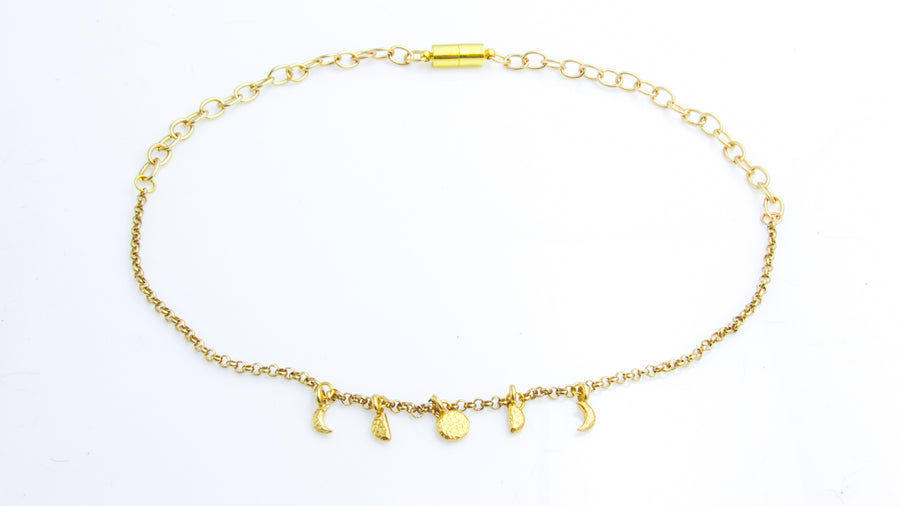 Moon Phase Charms Necklace Necklaces Oh, Heart!