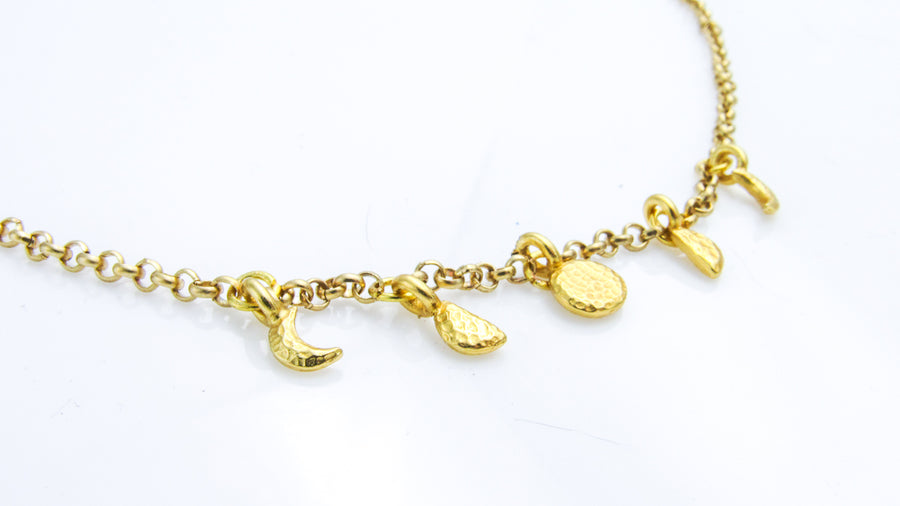 Moon Phase Charms Necklace Necklaces Oh, Heart!