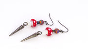 Mushroom Dangle Earrings With Spikes Earrings Oh, Heart!