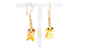 Lampwork Dog Charm Dangle Earrings Earrings Oh, Heart!