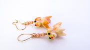 Lampwork Dog Charm Dangle Earrings Earrings Oh, Heart!
