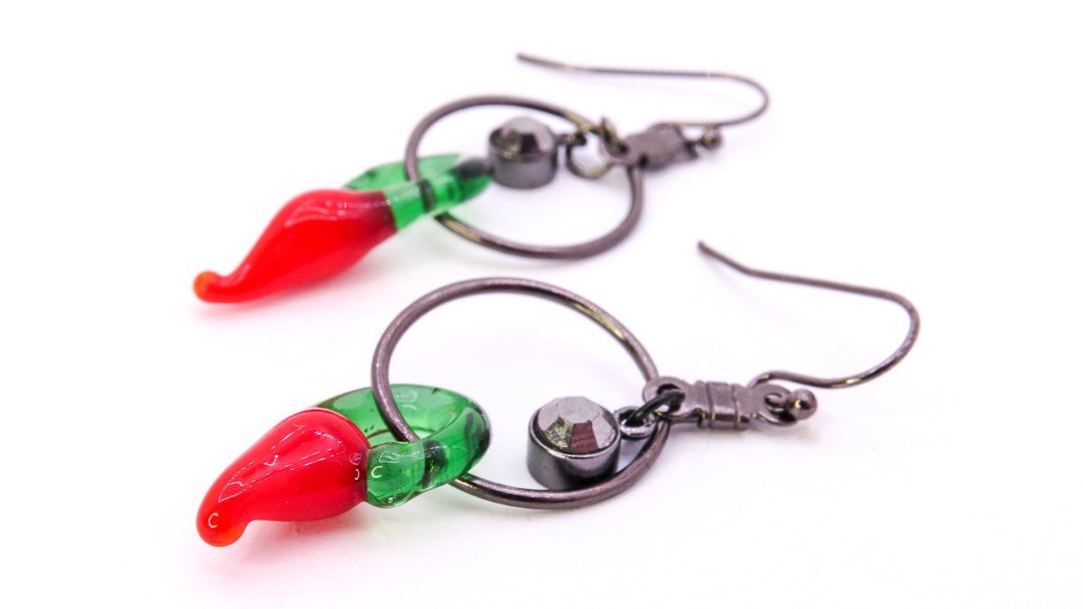 Chili Pepper Earrings Earrings Oh, Heart!