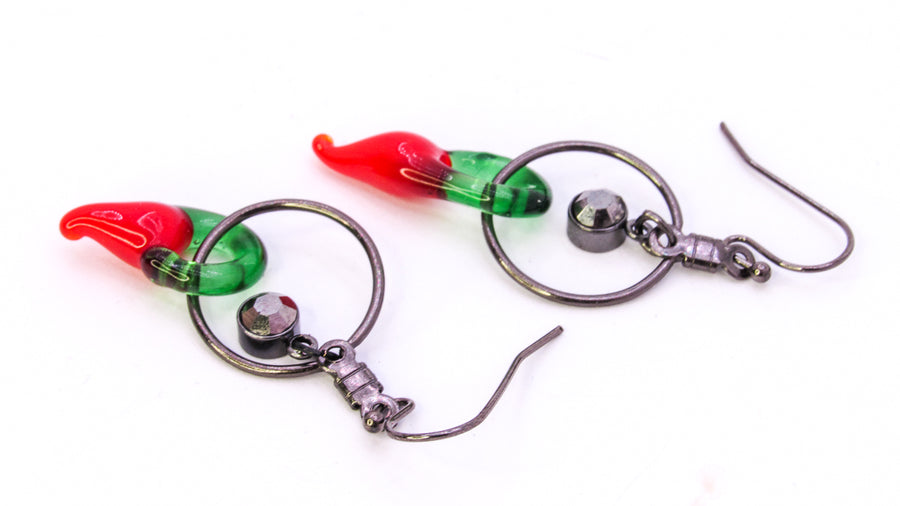 Chili Pepper Earrings Earrings Oh, Heart!