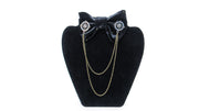 Antique Nautical Compass Lapel Pins Collar Chain collar chain Oh, Heart!