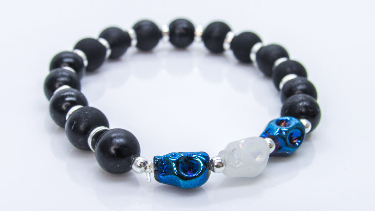 Crystal Skull (Sans Kingdom) Stretch Bracelet Bracelets Oh, Heart!