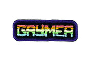 Gaymer Embroidered Iron On Patch