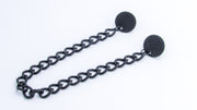 Black Circle Collar Chains