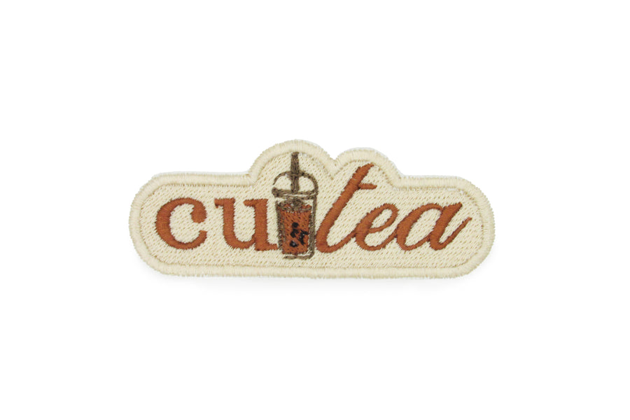 Cu-tea Boba Themed Embroidered Patch