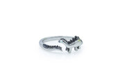 Adjustable Dinosaur Ring with Rhinestone Eye