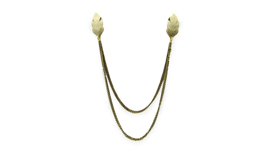 Gold Leaves Collar Chain