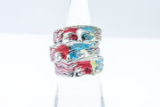 Paint Splattered Venus Statue Adjustable Ring