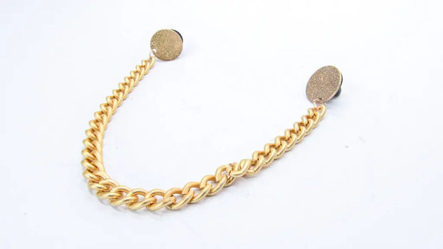 Golden Circle Collar Chain •  collar chain • Oh, Heart!