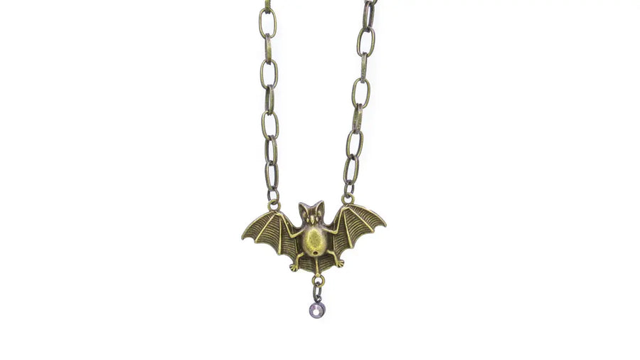 Bronze Bat Choker •  Necklaces • Oh, Heart!