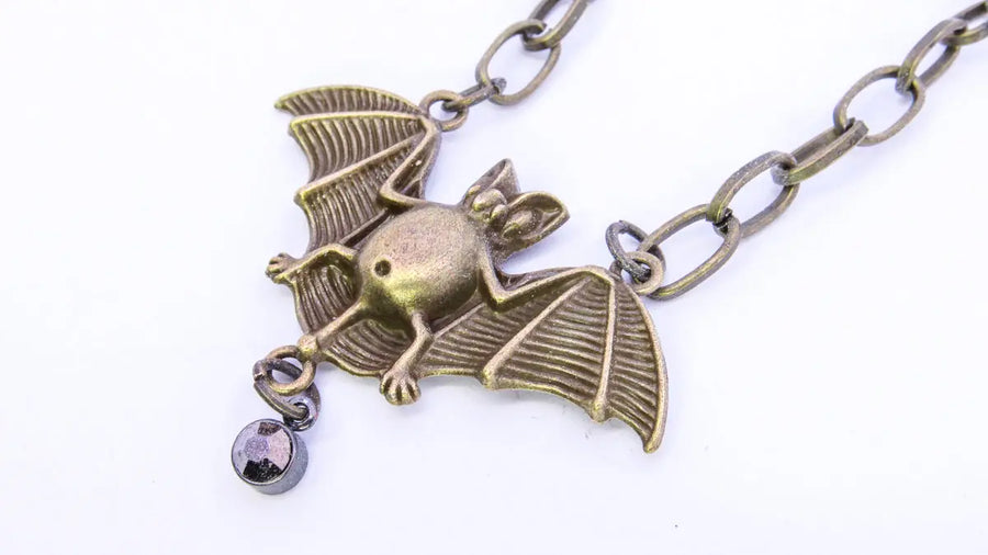 Bronze Bat Choker •  Necklaces • Oh, Heart!