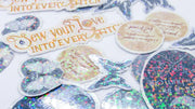 Just You and Just Her Sticker Sheet •  Decorative Stickers • Oh, Heart!