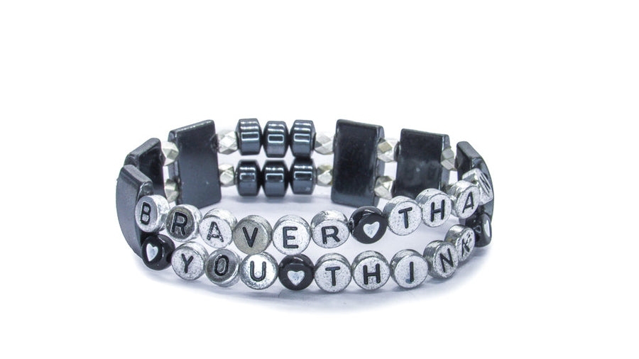 LBBC (Little Braver Black Bracelet) •  Bracelets • Oh, Heart!