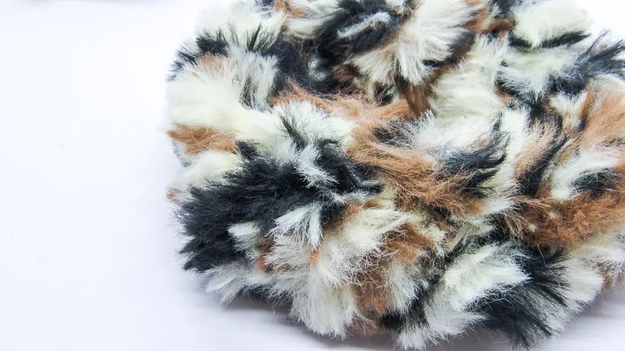 Faux Fur Crochet Scrunchie •  Ponytail Holders • Oh, Heart!