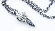 Raven Skull Goth Necklace •   • Oh, Heart!
