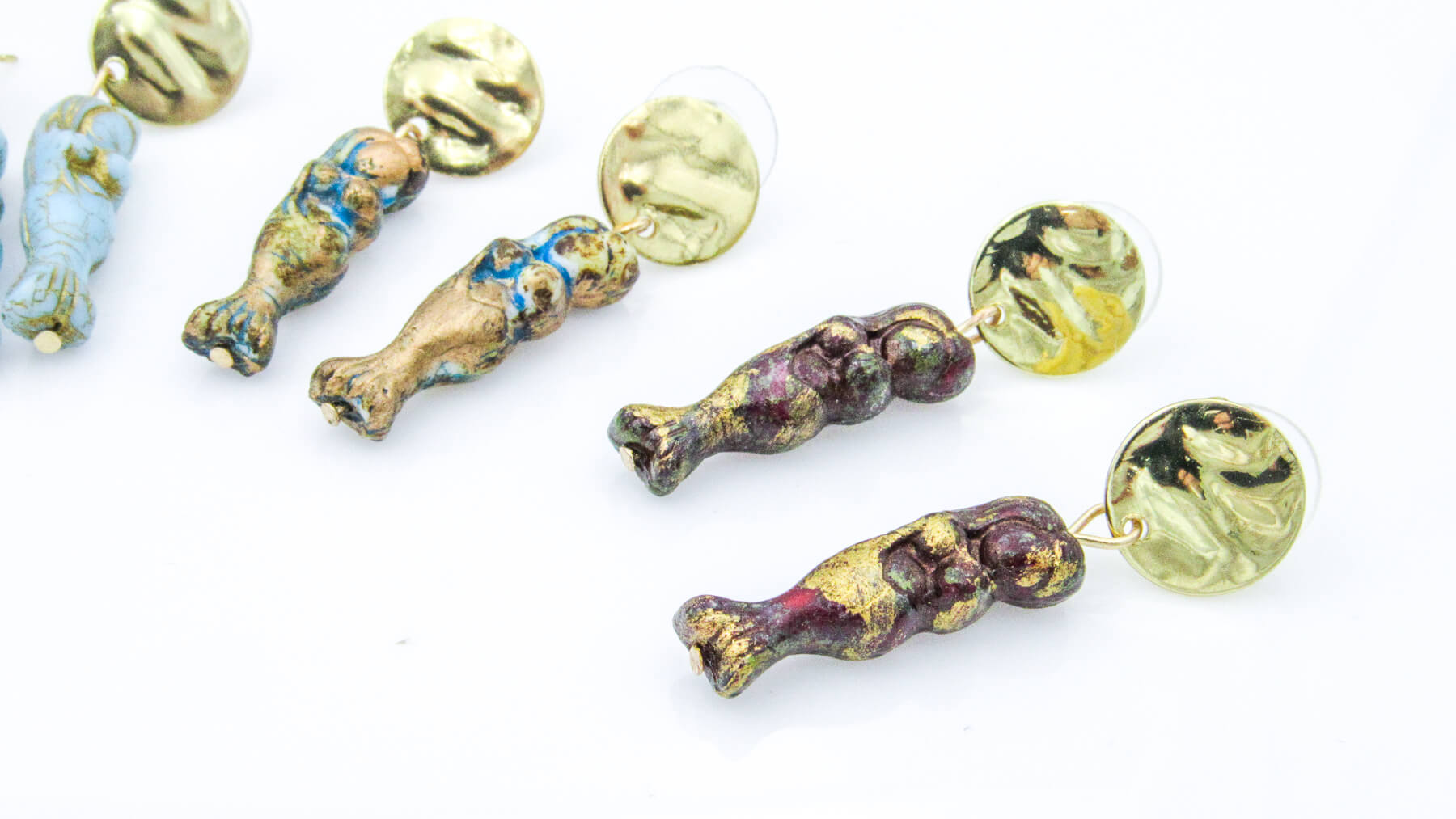 Antique Mermaid Dangle Earrings •  Earrings • Oh, Heart!