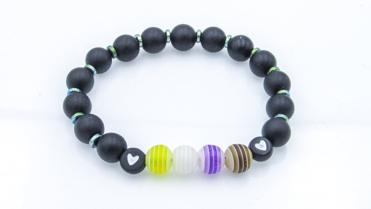 Pride Flag Stretch Bracelets Bracelets Oh, Heart!