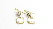 Name • Cat Dangle Earrings •  Earrings • Oh, Heart!