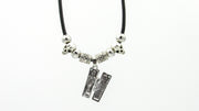 Coffin and Skulls Leather Necklace •  Necklaces • Oh, Heart!