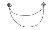 Antiqued Compass Collar Chain •  collar chain • Oh, Heart!
