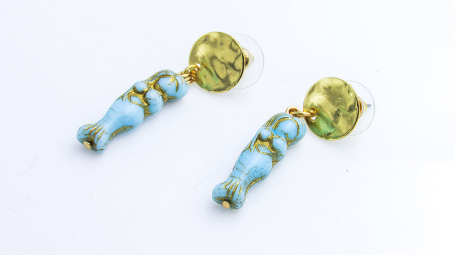 Antique Mermaid Dangle Earrings •  Earrings • Oh, Heart!