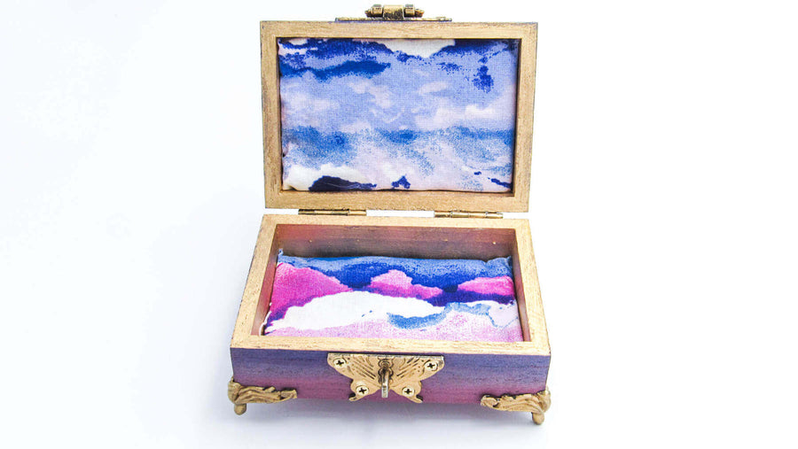 Butterfly Themed Decorative Trinket Chest •  Storage Chests • Oh, Heart!
